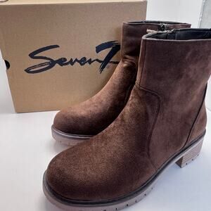Seven7 Bestie Chocolate Boot, Women's Sizes 7, 8, 10